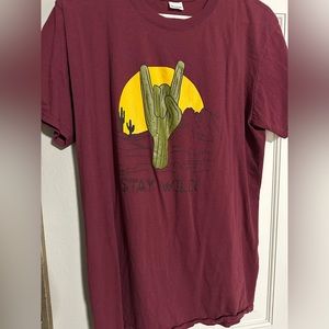 Womens Westen Style Short Sleeve Tee Shirt